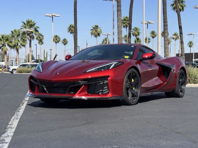 2023 Chevrolet Corvette Z06 3LZ in Red Mist Metallic Tintcoat — front three-quarter view