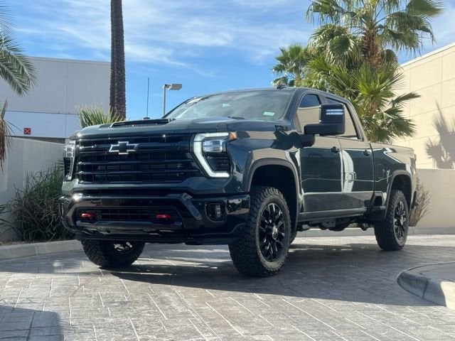 2026 Chevrolet Silverado 2500 HD LT in Cypress Gray — front three-quarter view