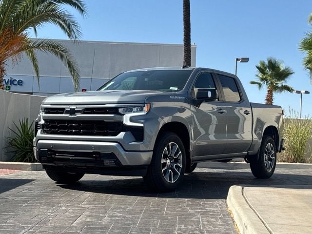 2026 Chevrolet Silverado 1500 RST in Sterling Gray Metallic — front three-quarter view