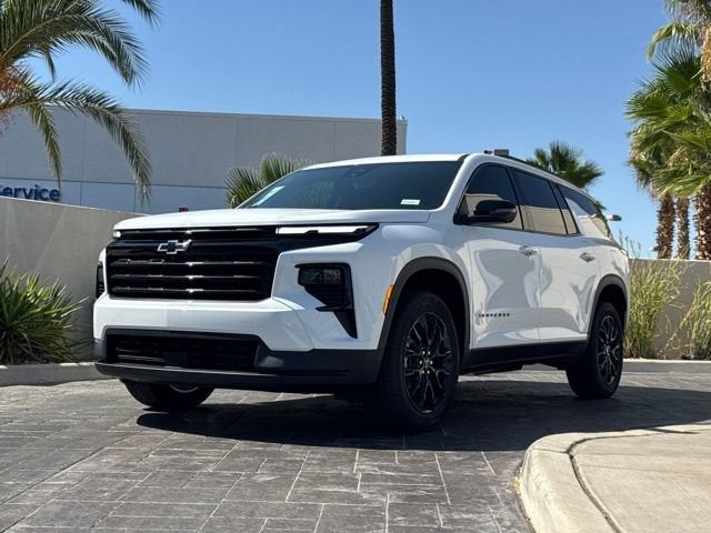 2026 Chevrolet Traverse LT in Summit White — front three-quarter view