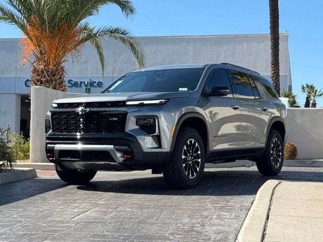 2026 Chevrolet Traverse Z71 in Sterling Gray Metallic — front three-quarter view