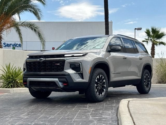 2026 Chevrolet Traverse Z71 in Sandstone Gray — front three-quarter view