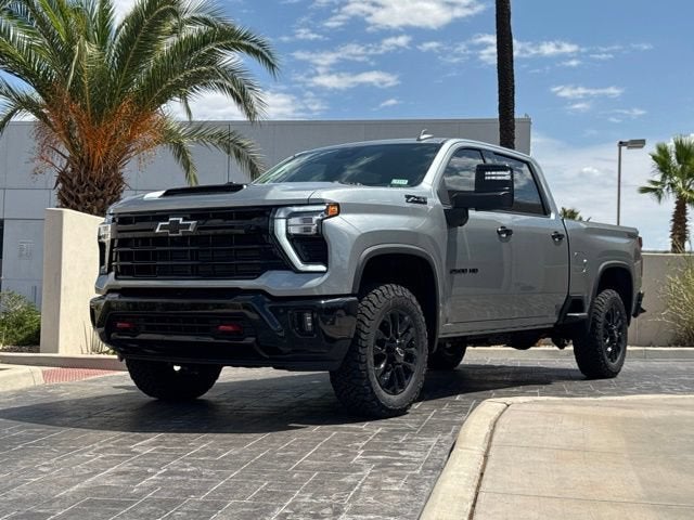 2026 Chevrolet Silverado 2500 HD LTZ in Sterling Gray Metallic — front three-quarter view
