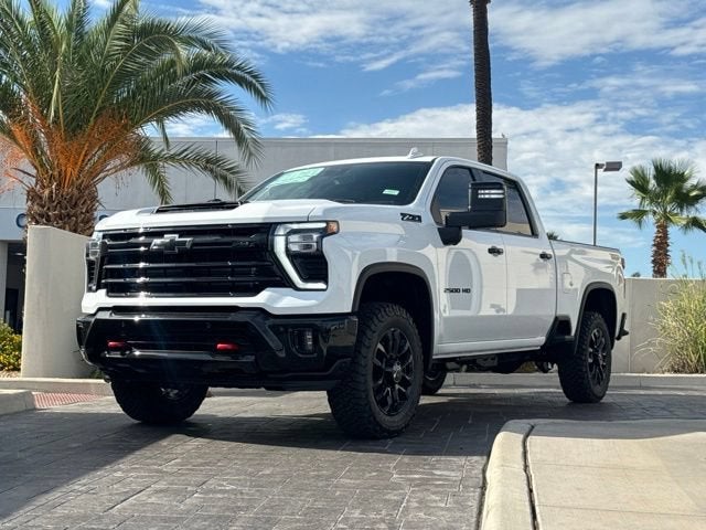 2026 Chevrolet Silverado 2500 HD LTZ in Summit White — front three-quarter view