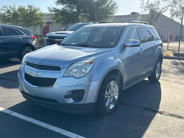 2014 Chevrolet Equinox LT in Silver Topaz Metallic — front three-quarter view