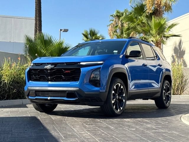 2026 Chevrolet Equinox RS in Reef Blue Metallic — front three-quarter view