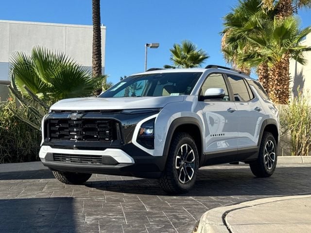 2027 Chevrolet Equinox AWD ACTIV in Polar White Tricoat — front three-quarter view