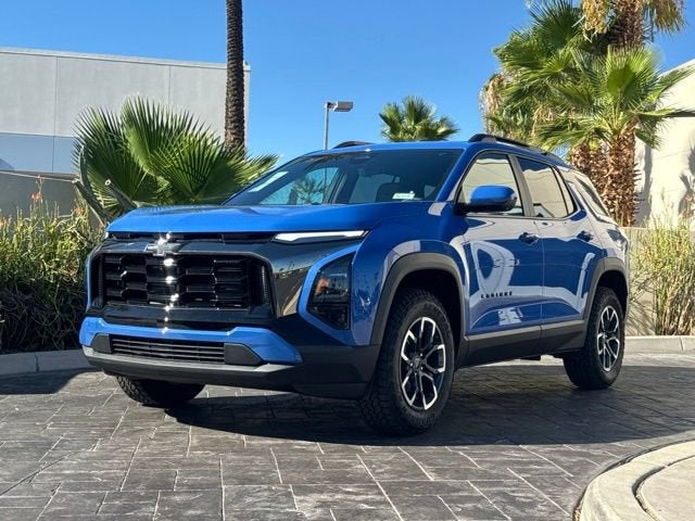 2027 Chevrolet Equinox AWD ACTIV in Reef Blue Metallic — front three-quarter view