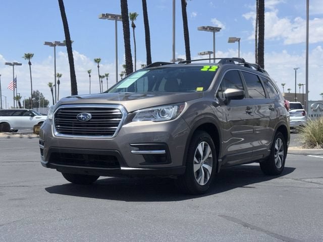 2022 Subaru Ascent Premium in Brown — front three-quarter view