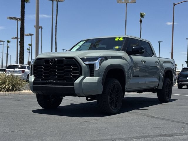 2026 Toyota Tundra Limited CrewMax 5.5' Bed in Gray — front three-quarter view