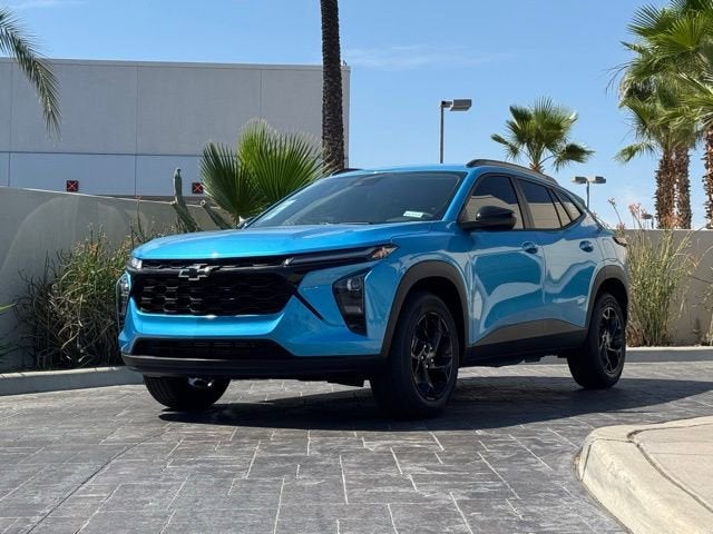 2026 Chevrolet Trax LT in Marina Blue Metallic — front three-quarter view