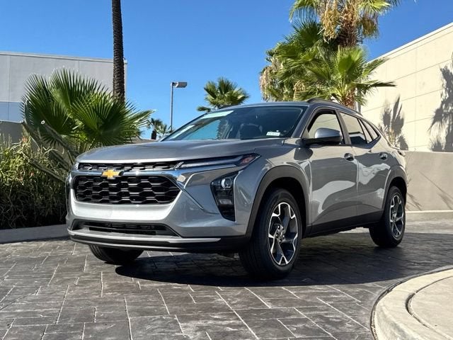 2026 Chevrolet Trax LT in Sterling Gray Metallic — front three-quarter view