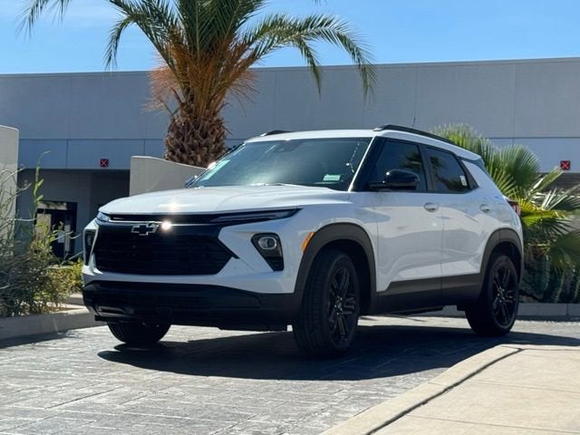 2026 Chevrolet Trailblazer LT in Summit White — front three-quarter view