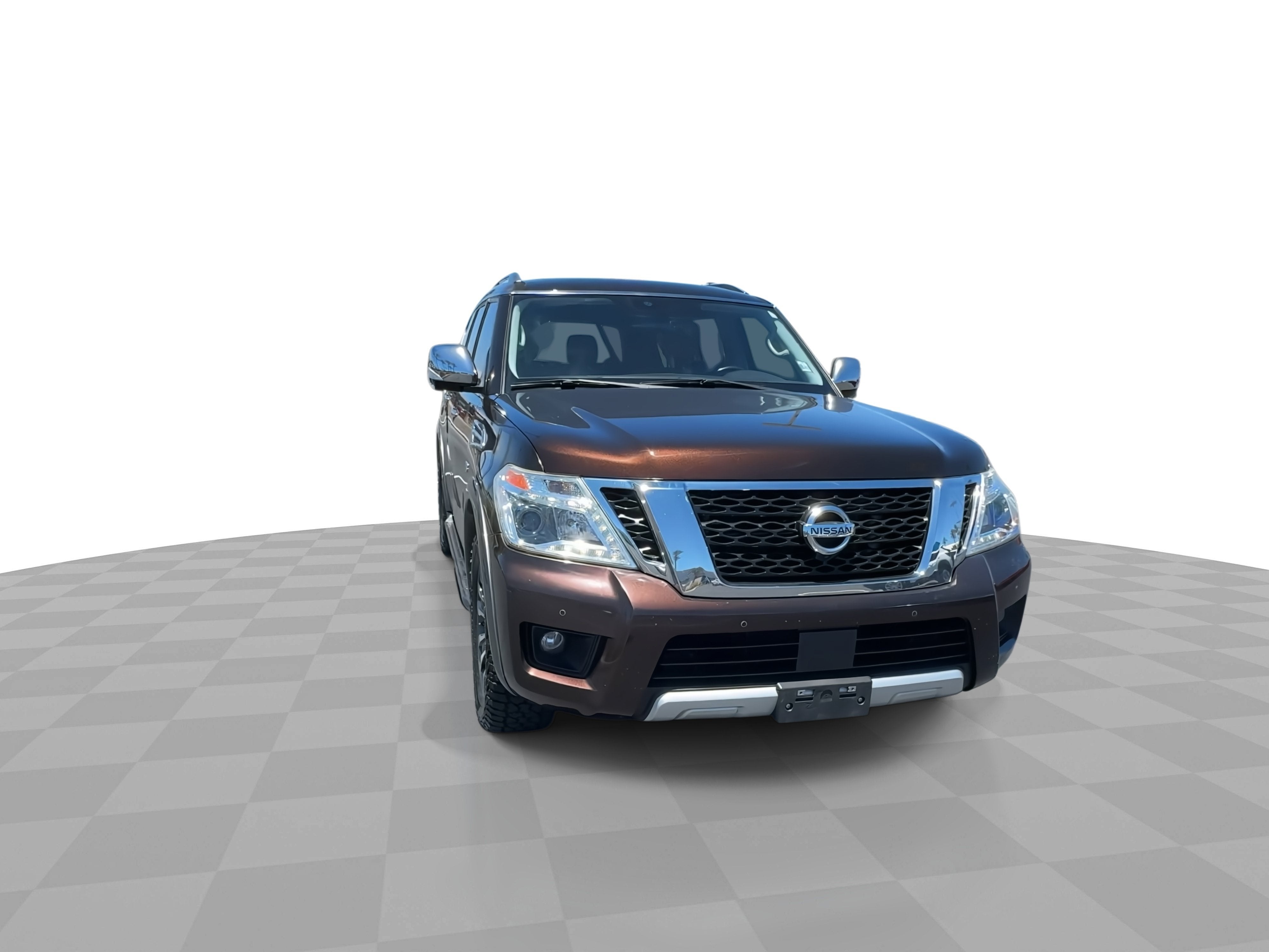 2018 Nissan Armada — rear three-quarter view